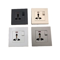 Prise murale universelle BENDI C42 86 Type 1, 16A 250V, multifonction, 3 broches, IP22, ignifuge, prise de courant PC, norme britannique