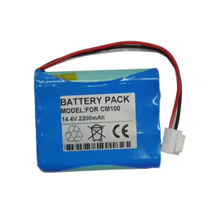 Batterie 14.4V 2200mAh compatible pour JHOTA-99N-00 KM-1000 COMEN CM100 CM300