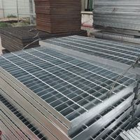 Grille de couvercle de siphon en acier personnalisable pour la construction, grille de drainage des eaux pluviales, type usage intensif