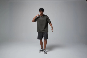 Camiseta Extra Grande 100% Algodón, 385 g/m², para Impresión Personalizada, de Alta Calidad, Unisex, para Verano - Product Image 3