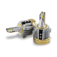 Brieyes VWH7-D Phare LED H7 personnalisé Canbus 6500K Blanc Haute Puissance Ampoules de Phare Avant pour Voiture et Moto