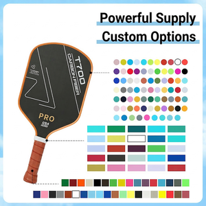 Raquette de pickleball en fibre de verre avec logo personnalisé, pagaies de pickleball en graphite, raquette de pickleball professionnelle en fibre de verre et carbone - Product Image 2