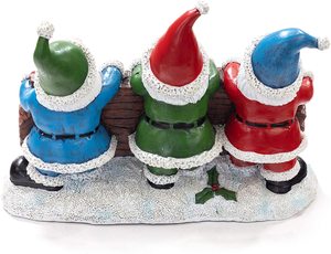 Muñeco de nieve de Navidad bienvenida gnomos trío de luz LED - Product Image 2