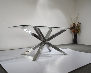 A9002 Hiện Đại Vàng Kính Bàn Ăn Đặt Với Ghế - Product Image 6