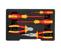 Ensemble d'outils d'électricien isolés VDE, 5 pièces, tournevis, pinces compatibles avec LBOXX