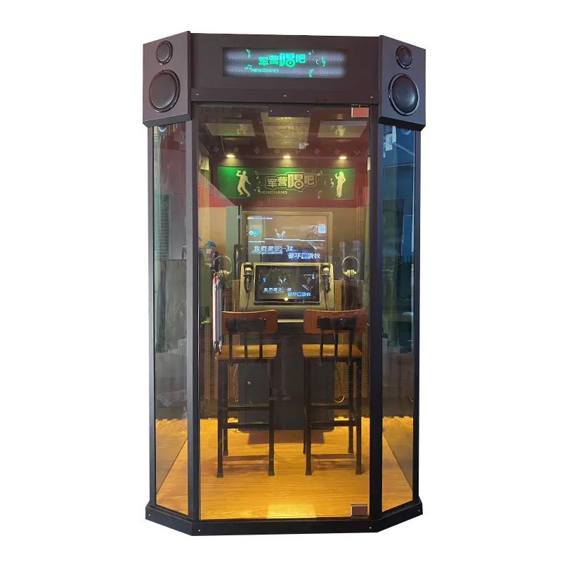 Bar Jukebox Mini Ruang Ktv Kedap Suara Karaoke-Bilik/Simulator Stan Karaoke Mesin Permainan/Stan Karaoke
