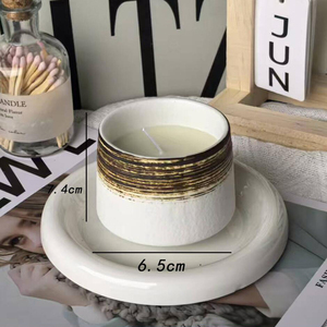 Jarrón de Cerámica Hecho a Mano, Estilo Nórdico, Texturizado, para Velas Aromáticas de Cera de Soja, Decoración del Hogar, Regalo de Boda - Product Image 6