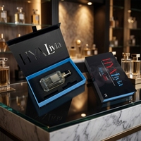 Boîte de luxe personnalisée avec logo, dorure à chaud, pour flacon de parfum 30 ml, emballage cadeau en papier magnétique, boîte de luxe vide pour parfum 30 ml