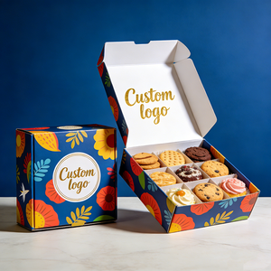 Boîte d'emballage alimentaire pour pâtisseries, design mignon, pour thé <span class=keywords><strong>de</strong></span> l'après-midi, desserts, cadeaux <span class=keywords><strong>de</strong></span> boulangerie - Product Image 2