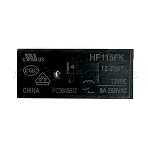 Componente eletrônico HF115FK 12-2H4T relé hongfa 12V 24VDC 8A 6PIN HF115FK/12-2H4T para relés