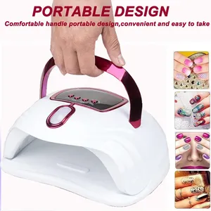Secador de Uñas Nail DryerSun S5 268W UV LED para Curado de Esmalte en Gel, 57 Luces LED, Curado Rápido, Sensor Automático, 4 Ajustes de Temporizador, Lámpara de Uñas - Product Image 4