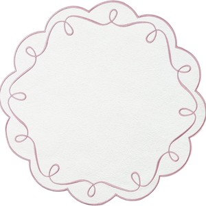 DAMAI Partyzubehör: Runde gewebte Tischsets mit Wellenrand für Hochzeiten und Esstische - Product Image 1