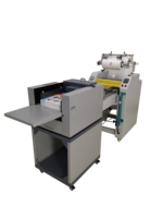 Machine à plastifier hydraulique entièrement automatique avec pliage, machine à plastifier 2 en 1