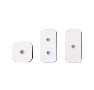 Điện cực compex Snap điện cực Hollow đầu 5x5cm 5x10cm hàng chục Gel miếng đệm hàng chục đơn vị thay thế điện cực miếng đệm cho compex