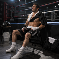 Appareil de thérapie par compression de glace pour genoux et épaules, chaud et froid, portable et rechargeable, pour l'entraînement de boxe, la récupération des blessures et la gestion de la douleur
