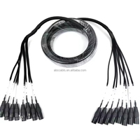 Câble multipaire XLR 8 canaux ABCCABLS, XLR 3 broches mâle vers femelle, pour sonorisation de scène en direct