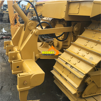 Bulldozer sur chenilles d'occasion Caterpillar D8r/D7r/D6r/D5g, modèle 2016, moteur CAT 3306, capacité de bêchage de 4 m, puissance de 250 kW, poids de 16599,5 kg, provenance Japon.