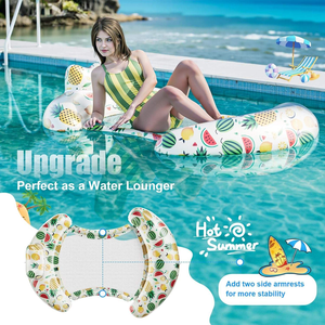 Silla Flotante Inflable para Adultos, Cama Flotante para Piscina, Tumbona para Tomar el Sol en Verano, Relajación en la Playa, Lago, Piscina, Fiesta - Product Image 3