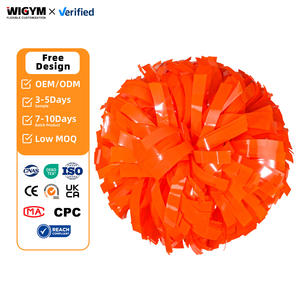 Pompones Deportivos de Plástico para Espectáculos, Animación, Fiestas Escolares, Baile, Graduaciones, Celebraciones Navideñas y Eventos Deportivos - Product Image 1