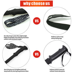 <span class=keywords><strong>Bastones</strong></span> de <span class=keywords><strong>Trekking</strong></span> Plegables Ultraligeros Personalizados HOMFUL, Bastón de <span class=keywords><strong>Trekking</strong></span> de Fibra de Carbono Plegable con Absorción de Impactos - Product Image 6