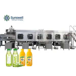 Aseptic Juice Filling Natural Fruit Juice Processing Plant Production Line Apple Orange Mango Lemon Juice Filling Machine
