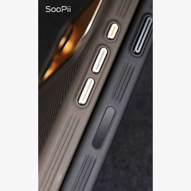 SooPii Magnetic Aramid Fiber Animal Astronaut Design Phone Case for 17 Pro Max Ultra Slim Lightweight Shockproof