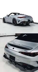 <span class=keywords><strong>BRABUS</strong></span> Kit de carrosserie de becquet de queue de jupe latérale de lèvre avant de lèvre arrière en Fiber de carbone sèche pour Mercedes Benz SL63 SL43 mise à niveau - Product Image 4