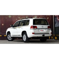 Le kit carrosserie pour Toyota Land Cruiser 200 2008-2015 mise à niveau vers le modèle 2016-2018 comprend pare-chocs avant et arrière avec calandre et phare