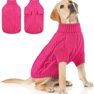 Suéter para Perro Grande, Tejido, Cuello Alto, Cálido para Invierno, para Bulldog, Doberman - Product Image 6