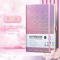 Carnet A5 en cuir à couverture rigide avec logo personnalisable, reliure cousue, couleur personnalisée et impression UV pour la promotion des entreprises et des bureaux