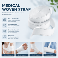 Bande élastique en maille confortable Aoya de 2 cm de large pour fixation de cathéter urinaire et poche de drainage, couleur unie, écologique, style européen