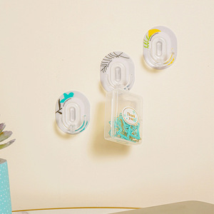 Adhesive Wall Door <b>Hook</b> Seamless Design No-Drill Installation Multifunctional <b>Plastic</b> Coat/Hat <b>Hook</b> Heavy-Duty Storage - Product Image 2