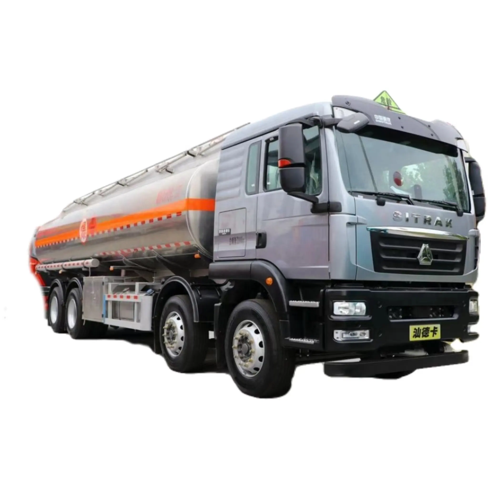 משמש howo 8*4 12 משאיות משאיות קיבולת דלק מיכל דלק משאית 20 טון למכירה