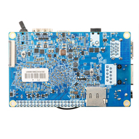 Orange Pi 4 4GB DDR4 + 16GB EMMC Flash Rockchip RK3399 Carte de développement Cortex double cœur + quadricœur prenant en charge Android, Ubuntu, Debian