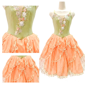 Robe tutu de ballet romantique à strass floraux Le Casse-Noisette, costume de performance professionnel de ballerine pour la Valse des Fleurs - Product Image 2
