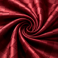 Tissu Brocart 100% Polyester Dobby 75D 58/60" de Largeur Texture Élégante pour Doublure de Boîte de Luxe et Contenants Cosmétiques