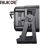 Projecteur LED PAR à piles RGBWA UV 6-en-1 avec contrôle WiFi DMX512 et application, étanche, pour éclairage de scène, mariages, événements et fêtes