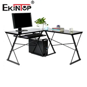 Ekintop-escritorio de oficina para 2 personas, escritorio para ordenador, varios usuarios, italiano, usado