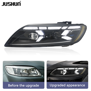 Système d'éclairage <span class=keywords><strong>automobile</strong></span> JUSHUN, ensemble de phares LED pour Audi Q7 2006-2015, mise à niveau des phares, clignotants, feux de jour - Product Image 1