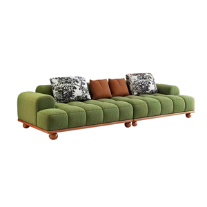 Sofá Modular de Estilo Italiano de Alta Calidad con Armazón de Madera y Tela Resistente a los Arañazos para Sala de Estar - Product Image 1