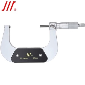 Pinza micrometro ad alta precisione in acciaio inossidabile 0-25-50-75 Micron risoluzione 0.01mm precisione grande spessore laterale a spirale - Product Image 5