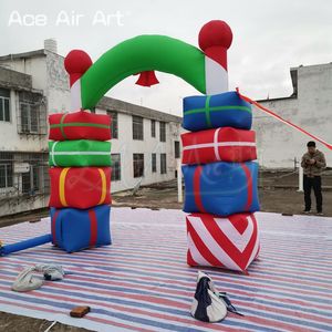 Olay giriş ve sergi için noel hediyesi kutu şişme kemer şişme tatil kapı kemer dekorasyon - Product Image 5