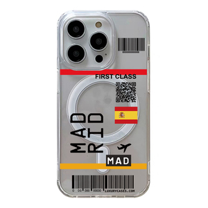 LONDON ปารีส Los Angeles กันกระแทกเคสป้องกันแม่เหล็ก TPU ใสสำหรับ <span class=keywords><strong>iPhone</strong></span> 17 <span class=keywords><strong>Pro</strong></span> x XS <span class=keywords><strong>MAX</strong></span> XR 7 8 PLUS - Product Image 4