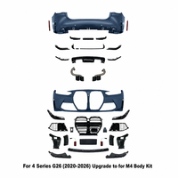 Kit carrosserie de mise à niveau style M4 en PP pour pare-chocs avant et arrière de BMW Série 4 G22 G23 G26 2020 2021 2022 2023 2024 2025 2026 2 portes 4 portes