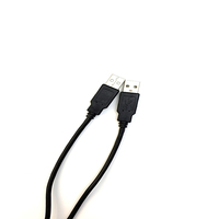 Cable de Extensión USB 2.0 de Alta Calidad y Transmisión Rápida, Cable de Datos de Cuatro Núcleos con Doble Conector Macho para Computadora
