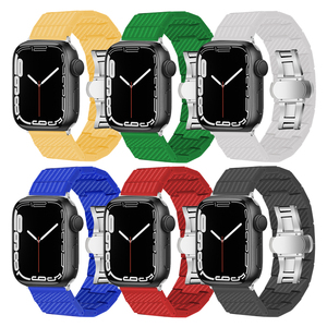 Crested — bracelet de montre en Fiber de carbone, de luxe noir, pour <span class=keywords><strong>Apple</strong></span> iWatch <span class=keywords><strong>Fitbit</strong></span>, 41mm 45mm - Product Image 6