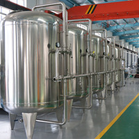 Système de traitement de l'eau pure 1000L-20000L/H, machine de purification d'eau, système de filtration par osmose inverse, équipement de traitement de l'eau