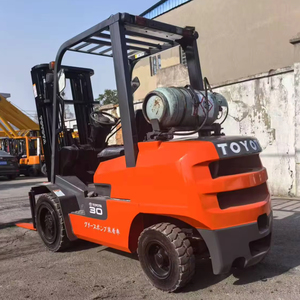 <b>Used</b> Japanese for Gasoline Powered 3-Ton T-O-Y-O-T-A tcm komatsu lpg Forklift Truck Powered <b>Pallet</b> lifting Truck machinery - Product Image 1