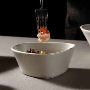 Tazón de Cerámica Estilo Ártico, Apto para Microondas, con Acabado Bajo Esmalte, Forma Irregular, para Postres y Sopas, para Uso en Restaurantes y Hoteles - Product Image 4