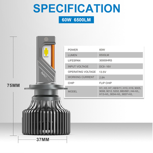 NAOEVO 2025 Faros Delanteros LED de Doble Color 9006 Kit de Láser Bombillas H4 Proyectores LED HB3 Cob H11 40000lm H7 - Product Image 3